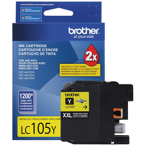 Brother Innobella LC105YS Original Ink Cartridge - Yellow - BRTLC105YS