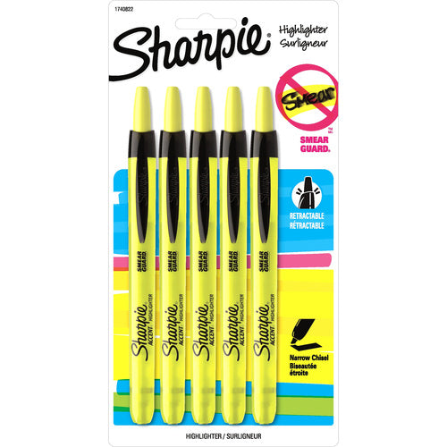 Sharpie Accent Highlighter - Retractable - SAN1740822