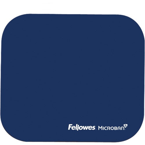 Fellowes Microban&reg; Mouse Pad - Blue - FEL5933801