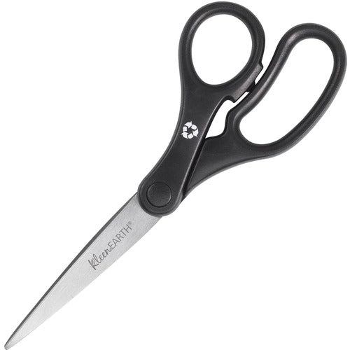 Westcott KleenEarth 7" Straight Basic Black Handle Scissors - ACM15582