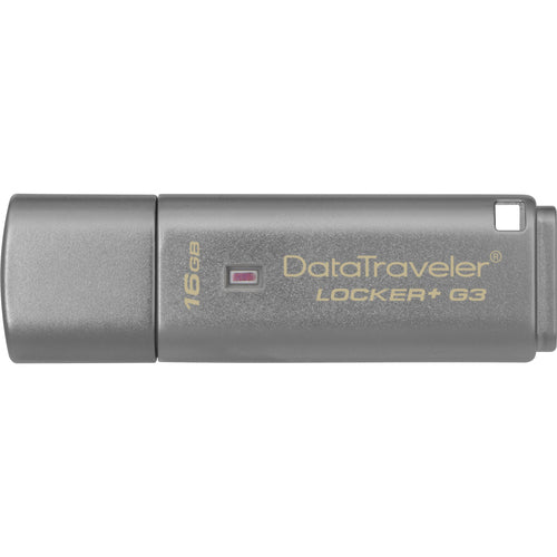 Kingston 16GB DataTraveler Locker+ G3 USB 3.0 Flash Drive - KIN370270