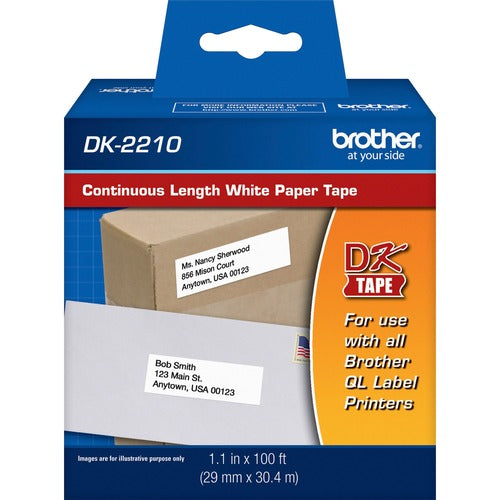 Brother Continuous Length White Film DK Tape - BRTDK2210