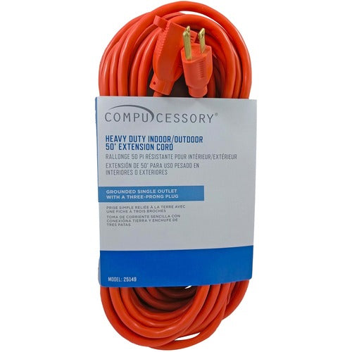 Compucessory Heavy-duty Indoor/Outdoor Extsn Cord - CCS25149