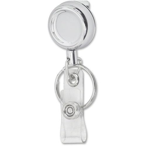 Merangue Chrome-finish Metal Badge Reel - MGENPRSMALL