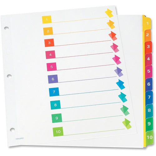 TOPS RapidX Colour Coded Index Dividers - OXFCR21310NSR