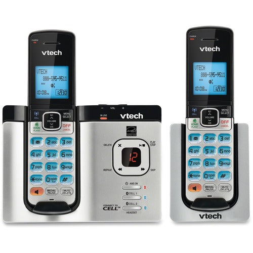 VTech Connect to Cell DS66212 DECT 6.0 Cordless Phone - VTEDS66212
