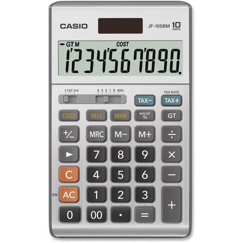 Casio JF-100MS Solar Plus Display Calculator - CSOJF100BM