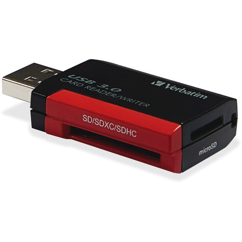 Verbatim Pocket Card Reader, USB 3.0 - Black - VER98538