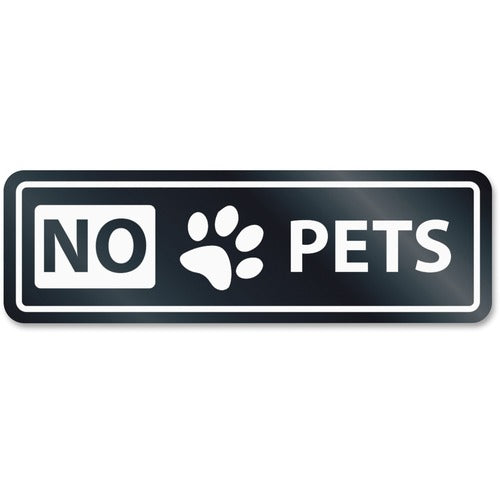 HeadLine HeadLine No Pets Window Sign USS9439