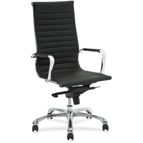 Lorell Modern Chair Series High-back Leather Chair - LLR59537  FRN