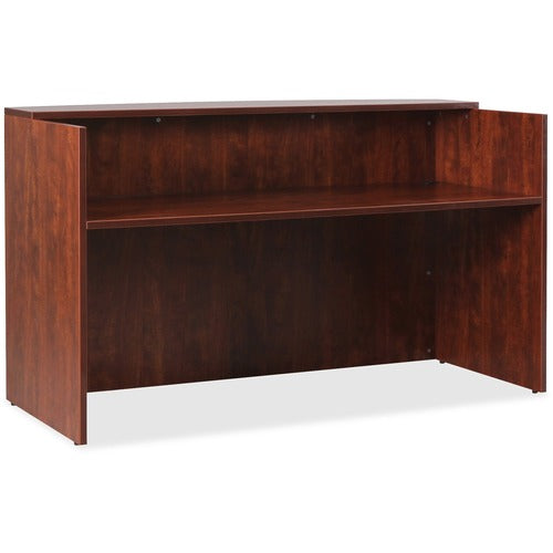 Lorell Lorell Essentials Series Cherry Reception Desk LLR59581  FRN