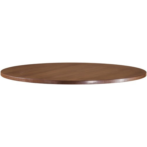 Lorell Lorell Essentials Series Walnut Laminate Round Table LLR69989  FRN