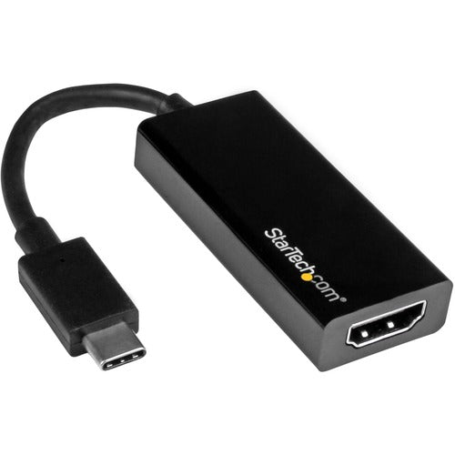 StarTech.com USB-C to HDMI Video Adapter Converter - 4K 30Hz - Thunderbolt 3 Compatible - USB 3.1 Type-C to HDMI Monitor Travel Dongle Black (CDP2HD) - STCCDP2HD