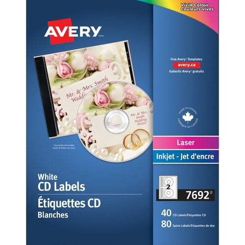 Avery&reg; Laser/InkJet CD Labels - AVE07692