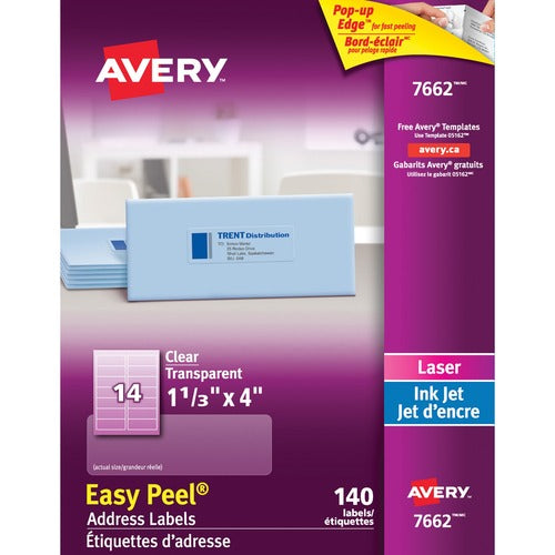 Avery&reg; Easy Peel Address Labels - AVE7662