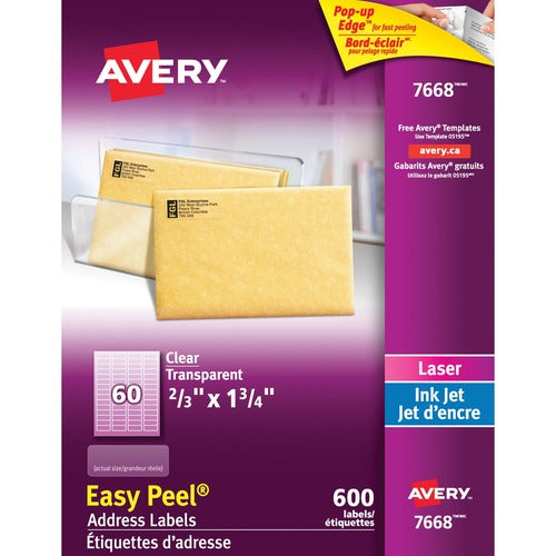 Avery&reg; Easy Peel Address Labels - AVE7668