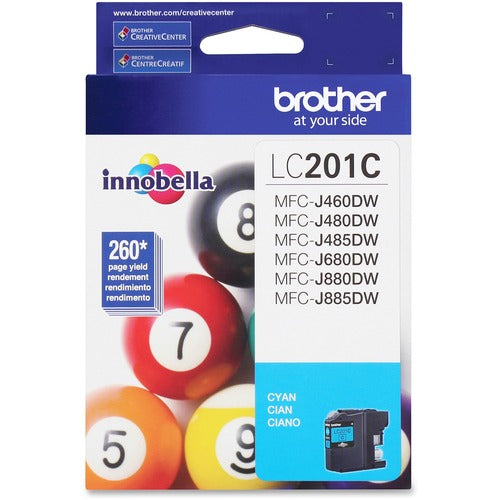 Brother Innobella LC201 Original Ink Cartridge - Cyan - BRTLC201CS