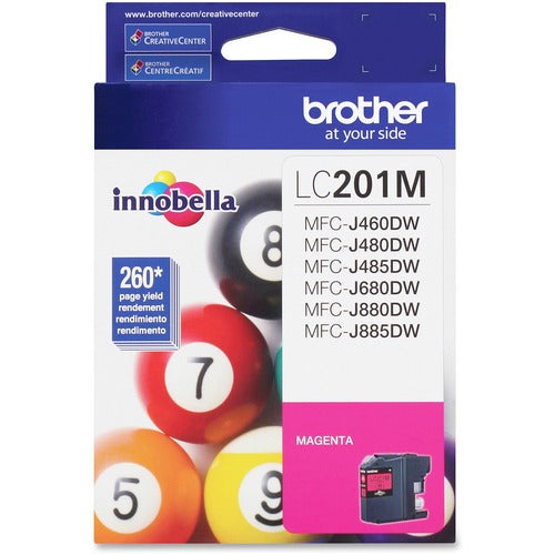 Brother Innobella LC201 Original Ink Cartridge - Magenta - BRTLC201MS