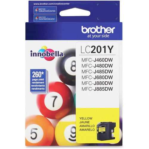 Brother Innobella LC201 Original Ink Cartridge - Yellow - BRTLC201YS