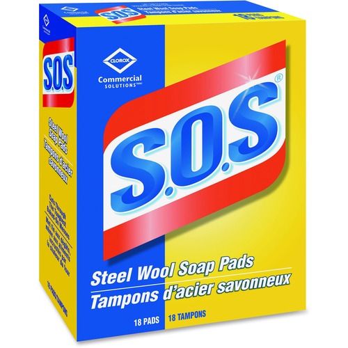 S.O.S Steel Wool Soap Pads - CLO01177