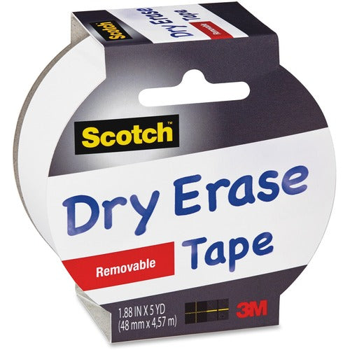 Scotch Scotch White Dry Erase Tape MMM1905RDEEFS