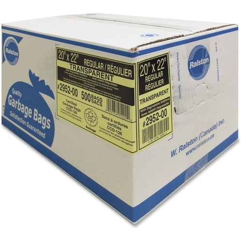 Ralston Industrial Garbage Bags 2900 Series - Ultra - Clear and Colours - RLS295200