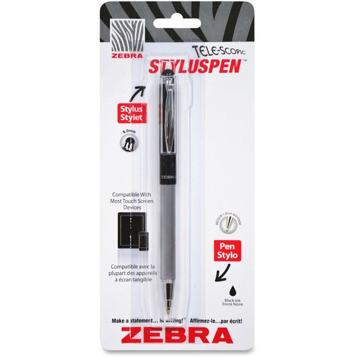 Zebra Pen Telescopic Ballpoint Stylus Pen - ZEB33611