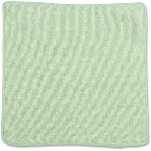 Rubbermaid Commercial 12" Green Light Commercial MF Cloth - RUB1820578