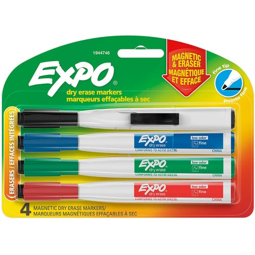 Expo Expo Eraser Cap Fine Magnetic Dry Erase Markers SAN1944746