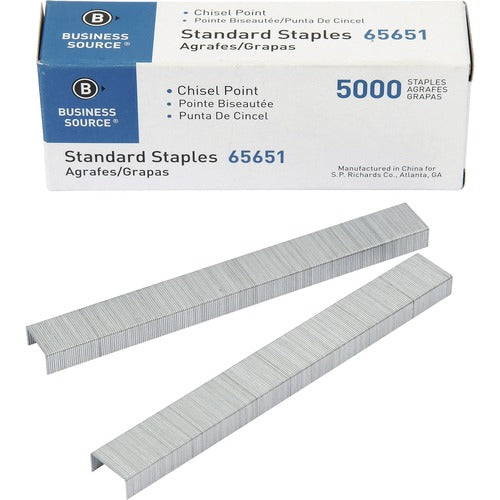 Business Source Chisel Point Standard Staples - BSN65651