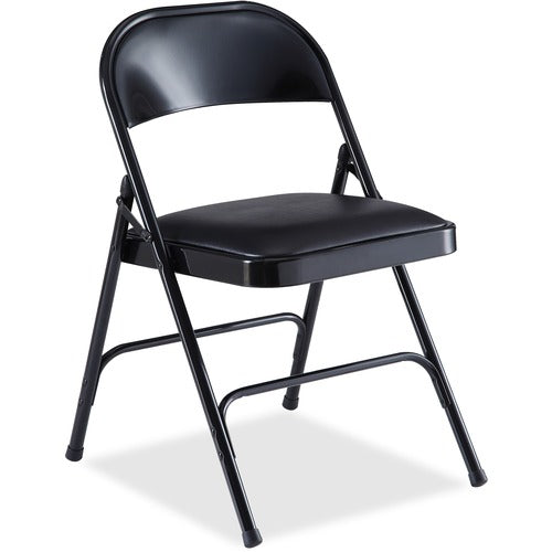 Lorell Padded Seat Folding Chairs - 4/CT - LLR62526 OVZ  FRN