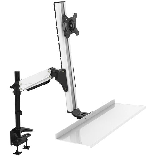 Lorell Lorell Mounting Arm for Monitor, Keyboard, Mouse, Computer - Black, Silver LLR99761