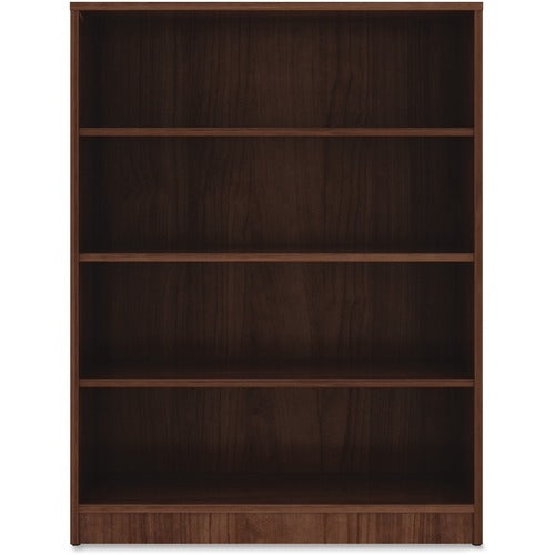 Lorell Lorell Walnut Laminate Bookcase LLR99786  FRN