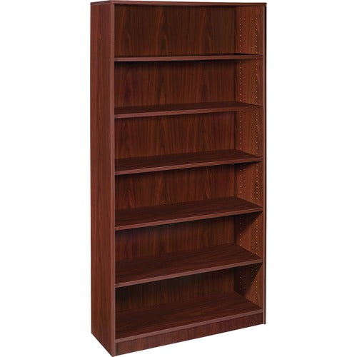 Lorell Lorell Mahogany Laminate Bookcase LLR99790  FRN