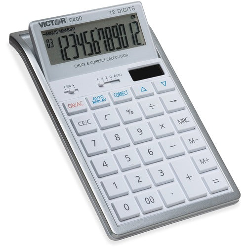 Victor 12-Digit Check and Correct Desk Calculator - VCT6400
