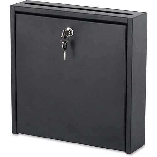 Safco 12 x 12" Wall-Mounted Inter-department Mailbox with Lock - SAF4258BL