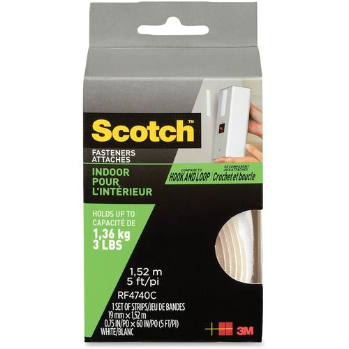 Scotch Indoor Hook/Loop Fasteners - MMMRF4740