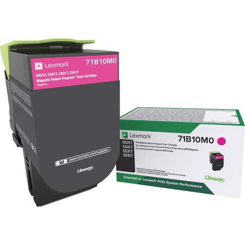 Lexmark Original Toner Cartridge - Magenta - LEX71B10M0