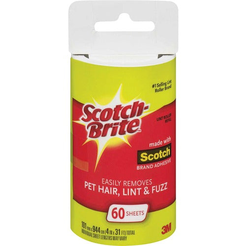 Scotch-Brite Lint Roller Sheets Refill - MMM836RFS60CN