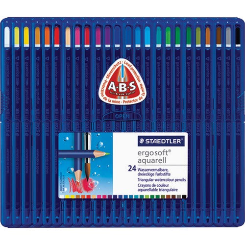 Staedtler Staedtler Ergosoft Watercolour Pencil Set STD156SB24CB