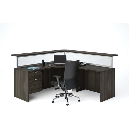 Heartwood Innovations Grey Dusk Laminate Desking - HTWINV2436023 OVZ  FRN