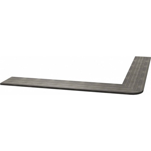 Heartwood Innovations Grey Dusk Laminate Desking Countertop Shelf - HTWOUTINV7006 OVZ  FRN