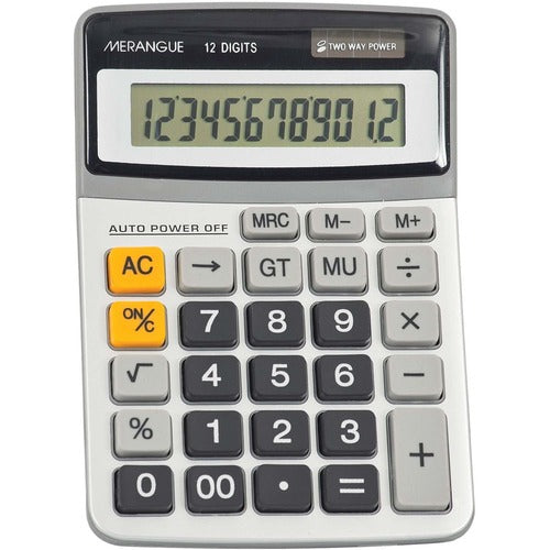 Merangue 12-Digit Desktop Calculator - MGE1080959100