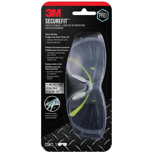 3M SecureFit Safety Eyewear - MMMSF400CWV6P