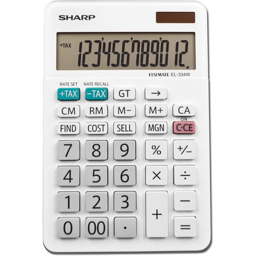 Sharp 12-Digit Desktop Calculator - SHREL334WB