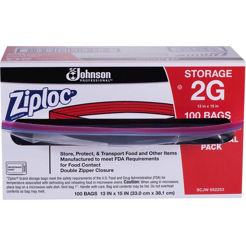 Ziploc&reg; Ziploc&reg; Double Zipper Gallon Storage Bags SJN70760