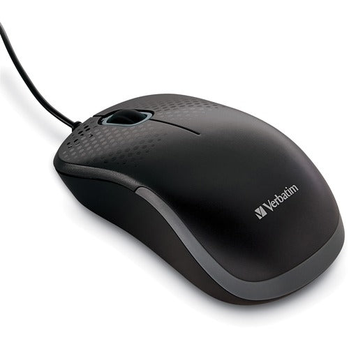 Verbatim Verbatim Silent Corded Optical Mouse - Black VER99790