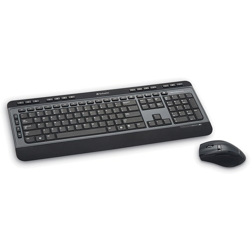 Verbatim Verbatim Wireless Multimedia Keyboard and 6-Button Mouse Combo - Black VER99788