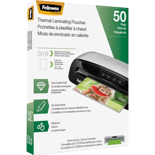 Fellowes Fellowes Letter-Size Thermal Laminating Pouches FEL5744501