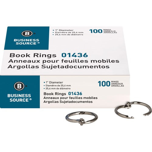 Business Source Standard Book Rings - BSN01436